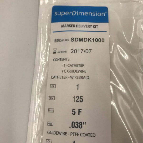 SUPERDIMENSION SDMDK1000 SuperDimension Marker Delivery Kit, Catheter 125cm, Guidewire 150cm, 5Fr (X)
