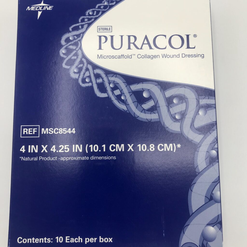 puracol dressing Ultra ECM MSC8822EP Wound Puracol Plus Collagen Dressings, 2x2.25in