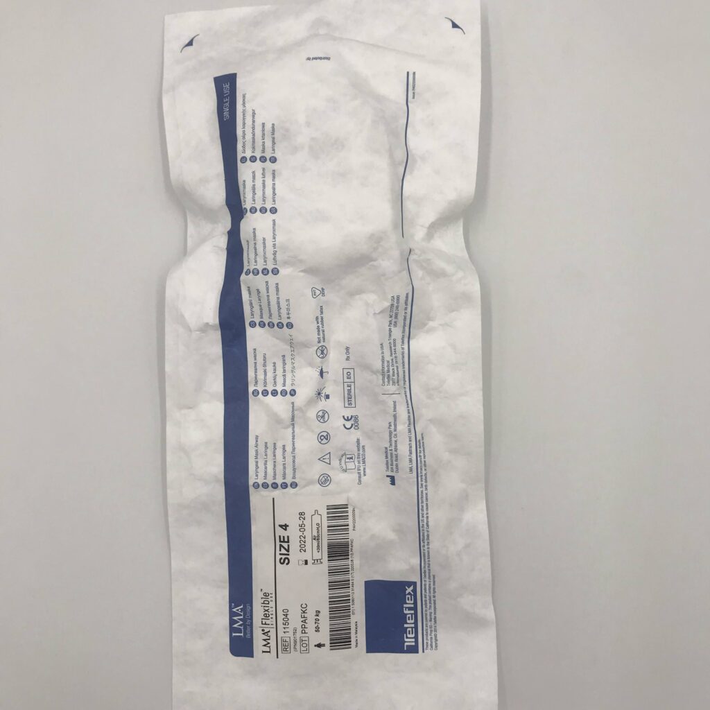 TeleFlex 115040 LMA, Flexible Laryngeal Mask Airway, S=4 (x) - GB