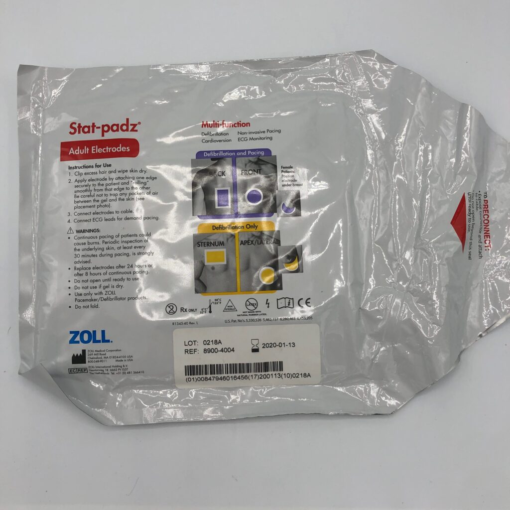 Zoll 8900-4004 Stat Padz,Multi-Function Adult Electrodes (x) - GB