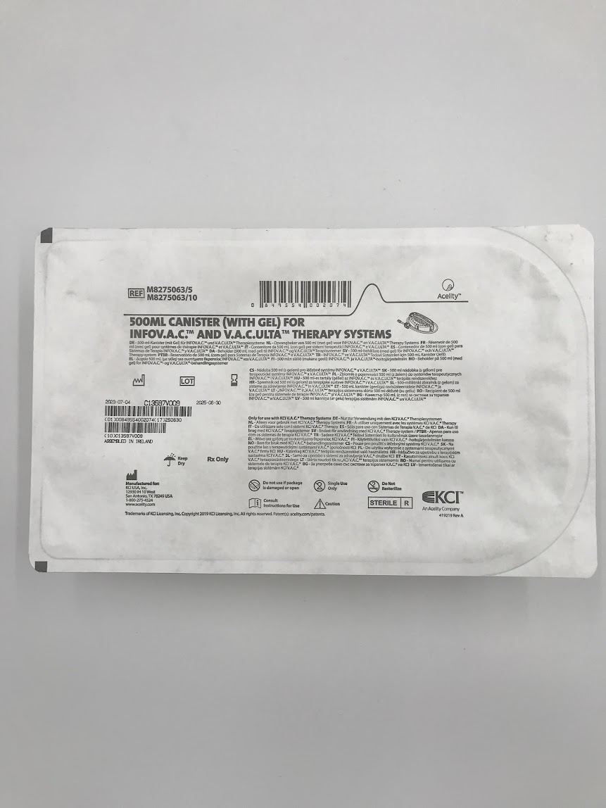 KCI M8275063 Canister for INFOV.A.C & V.A.C.ULTA Therapy Systems (X)