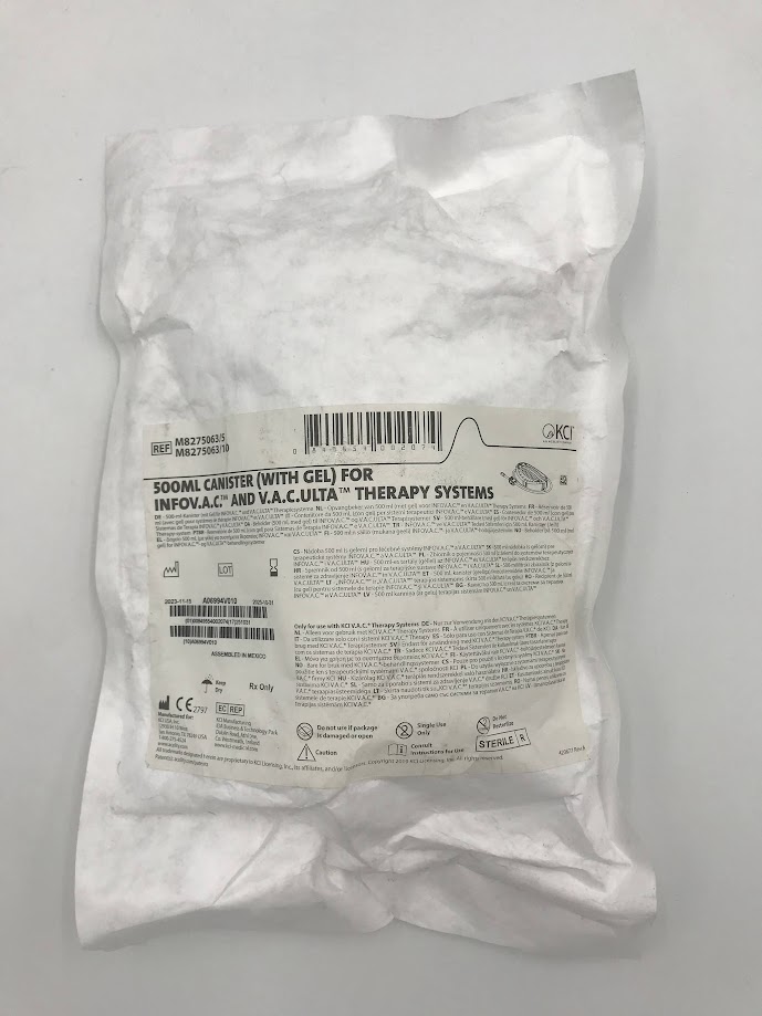 KCI M8275063 500ml Canister for INFOV.A.C & V.A.C.ULTA Therapy Systems (X)