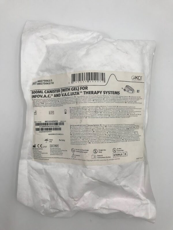KCI M8275063 Canister for INFOV.A.C & V.A.C.ULTA Therapy Systems (X)