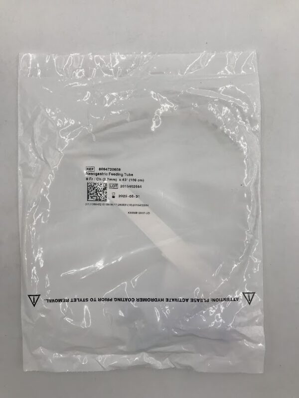 Covidien 8884720858 Nasogastric Feeding Tube, 8Fr