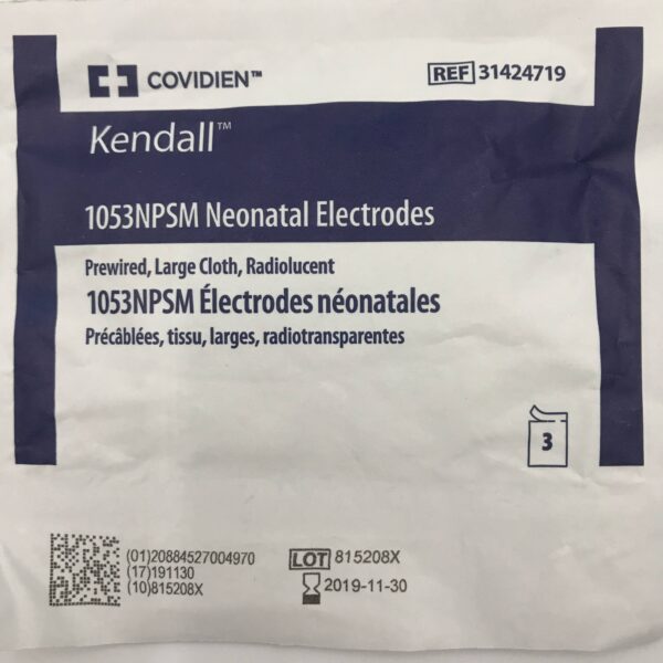 COVIDIEN 31424719 Kendall Neonatal Electrodes, Large (3/Pkg)(X)