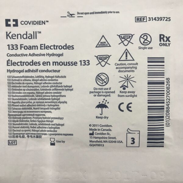 COVIDIEN 31439725  Kendall 133 Foam Electrodes (X)