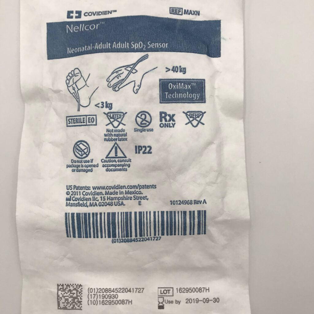 COVIDIEN MAXN Nellcor Neonatal-Adult Sp02 Sensor (x) - GB TECH USA