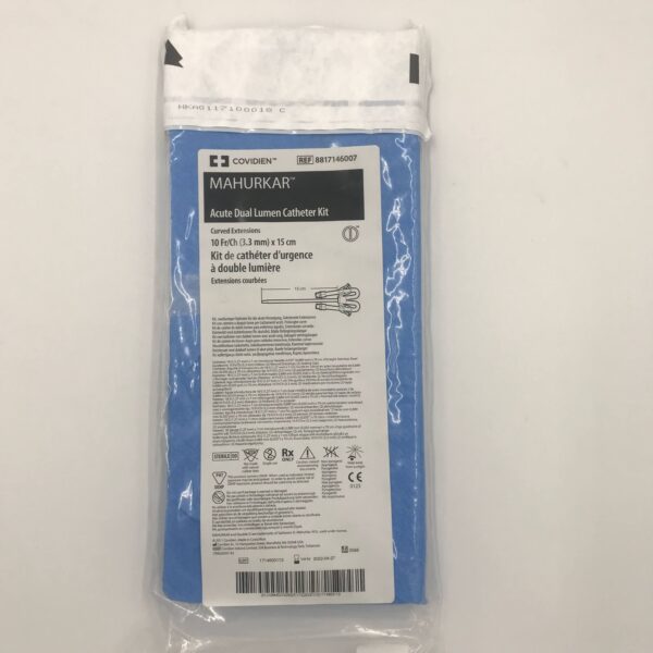 Covidien 8817146007 Mahurkar Acute Dual Lumen Catheter Kit,10Fr (x)