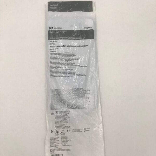 Covidien 74022 Kendall SCD, Sequential Compression Comfort Sleeves, Knee Length Medium
