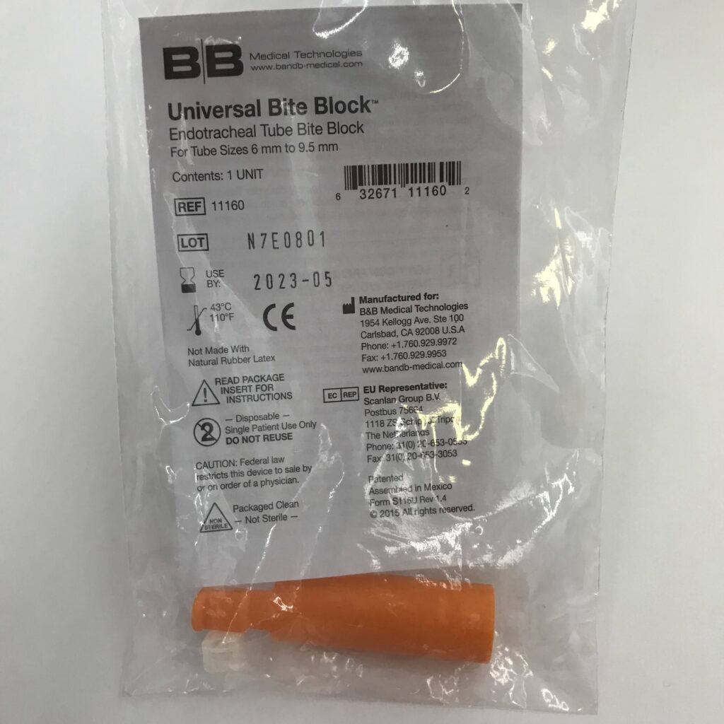 B&B Medical Technologies 11160 Universal Bite Block, 6mm-9.5mm - GB TECH USA