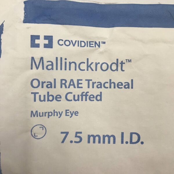 Covidien 86205 Mallinckrodt Oral RAE Tracheal, Tube Cuffed, 7.5mm (x)
