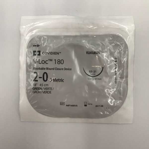 Covidien VLOCL0325 V-Loc 180 Absorbable Wound Closure Device, 18in (x)