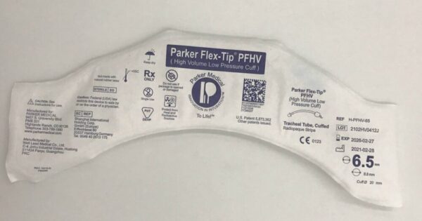 Well Lead Medical H-PFHV-65 Parker Flex-Tip, 6.5mm (High Volume Low Pressure Cuff)