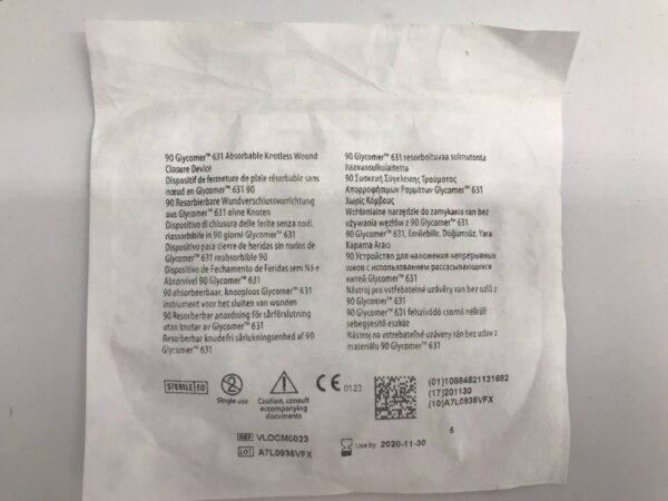 COVIDIEN VL0CM0023 V-Loc 90 Absorbable Wound Closure Device 4-0 Undyed (X)