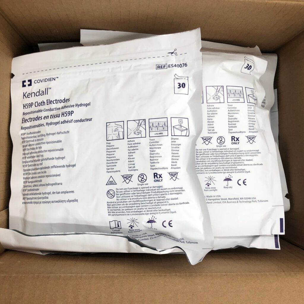 Covidien ES40076 Kendall H59P Cloth Electrodes (450/Case) - GB