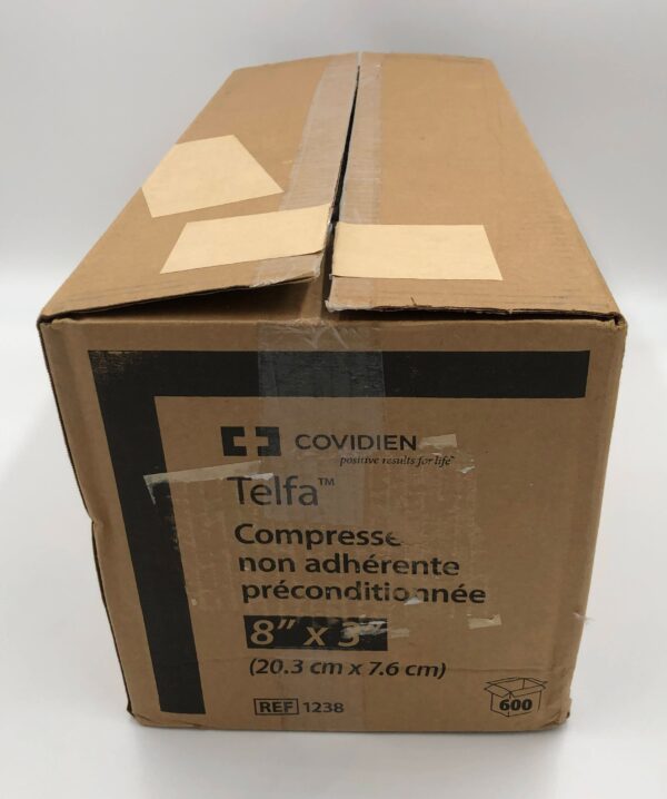 Covidien 1238 Telfa Non-Adherent Pad Prepack, 8inx3in (600/Case) (x)