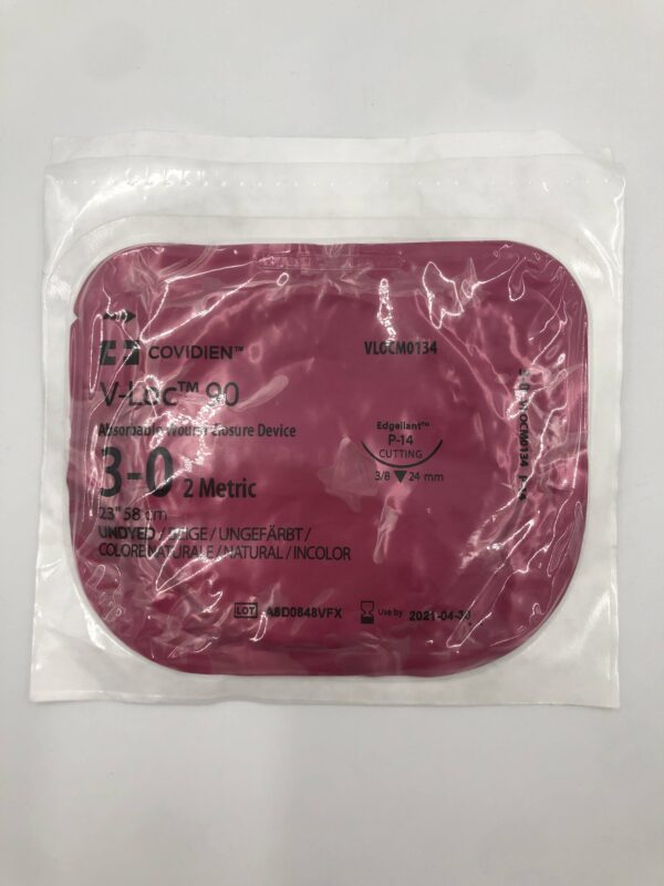 COVIDIEN VL0CM0134 V-LOC 90 Absorbable Wound Closure Device 3-0 Undyed (X)