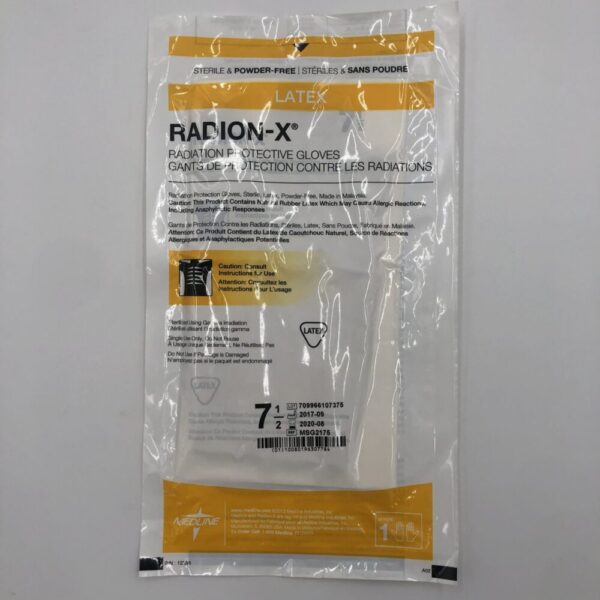 MEDLINE MSG2175 RADION-X Radiation Protective Gloves Size 7.5 (X)