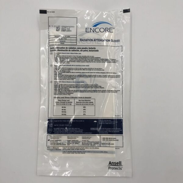ANSELL 20873065 Encore Radiation Attenuation Gloves Size 6.5 (X)