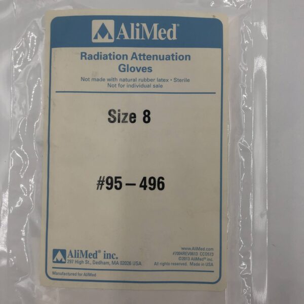 ALIMED 95-496 Radiation Attenuation Gloves, Size 8 (X)
