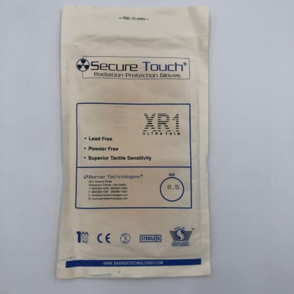 BARRIER XR1 850 Secure Touch Radiation Protection Gloves XR1 Ultrathin, Size 8.5 (X)