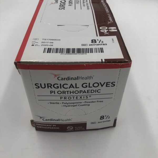 CARDINAL 2D73HT85 Surgical Gloves PI Orthopaedic Protexis Size 8.5 (40Pairs/Bx) (X)