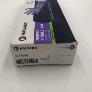 HALYARD 44995 Purple Nitrile-Max Powder-Free Exam Gloves, XL (50/Bx) (X)