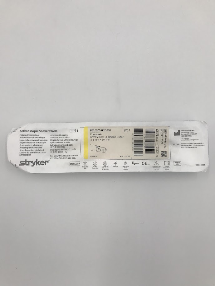 STRYKER 0375-637-000 Formula Full Radius 3.5mm Small Joint (X)