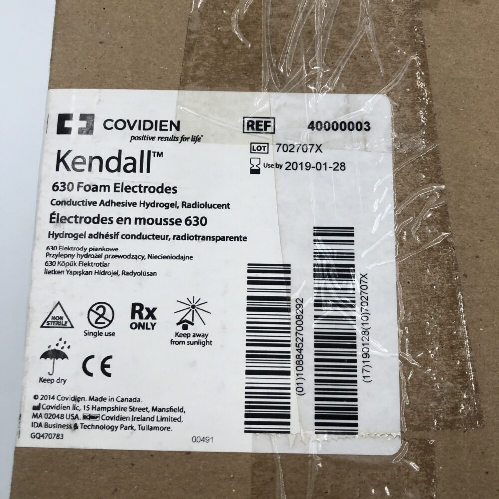 Covidien 40000003 Kendall 630 Foam Electrodes Conductive