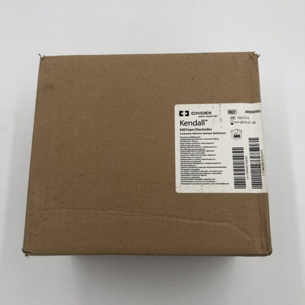 Covidien 40000003 Kendall 630 Foam Electrodes Conductive Adhesive Hydrogel,Radiolucent (Case/600) (X)