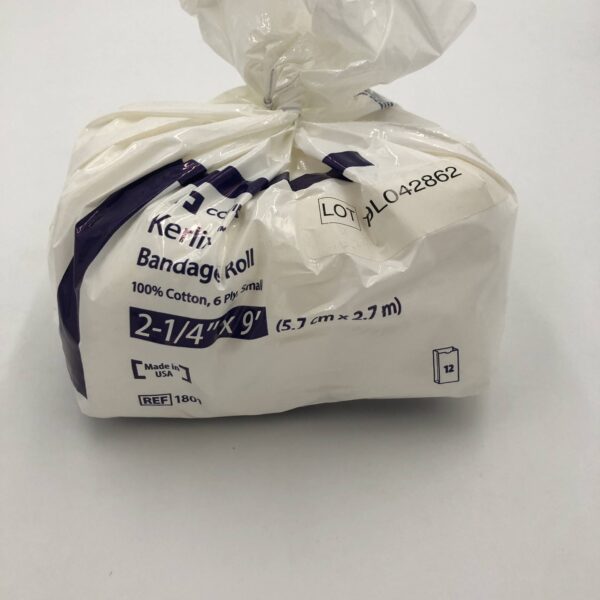 Covidien™ 1801 Kerlix™ Bandage Roll 100% Coton 2-1/4" x 9' (12/Pkg)