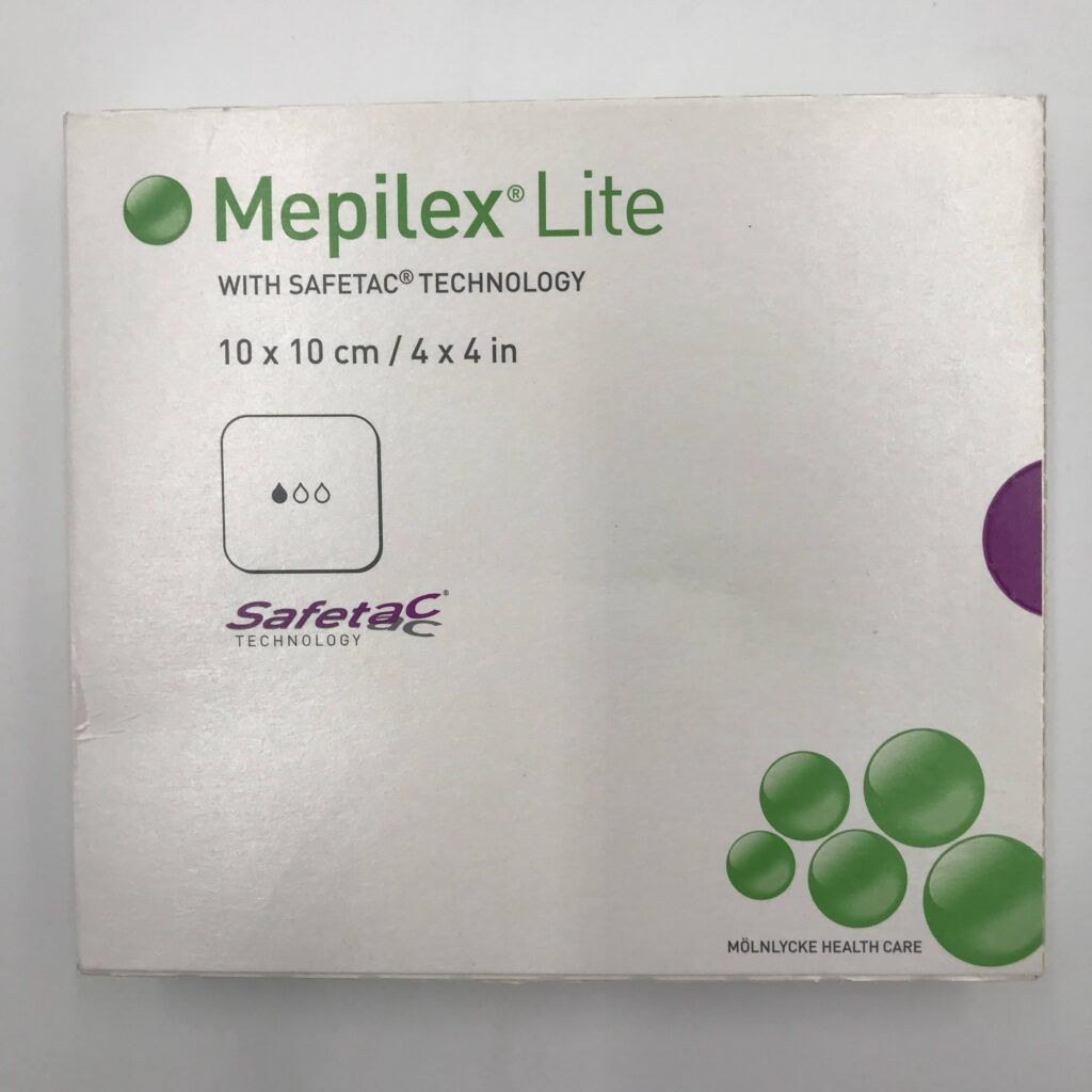 user_fc2407f6 A3626 G2147 MOLNLYCKE 284190 Mepilex Lite with Safetac Technology. Absorbent