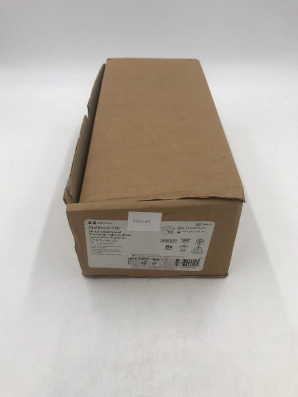 MALLINCKRODT 86453 Intermediate Hi-Lo Tracheal Tube Cuffed Size: 8.5mm I.D. (Box/10) (X)