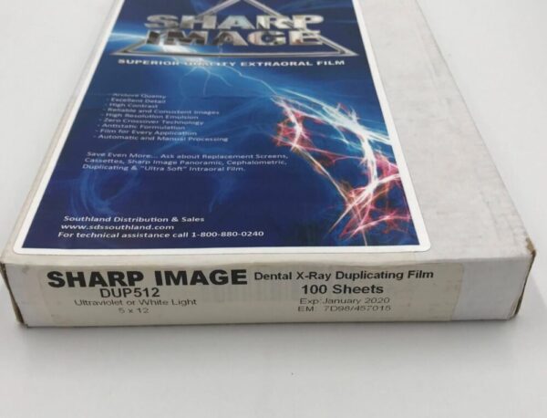 SHARP IMAGE DUP512 Dental X-Ray Duplicating Film (100 Sheets/Box) (X)
