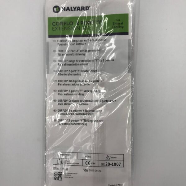 HALYARD 20-1007 Corflo 2 Port "Y" Extension Set