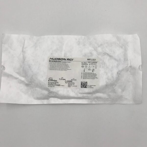 TELEFLEX 5-12515 HUDSON RCI Cuffed Reinforced Tracheal Tube Murphy Eye, Preloaded Stylet Oral 25mm