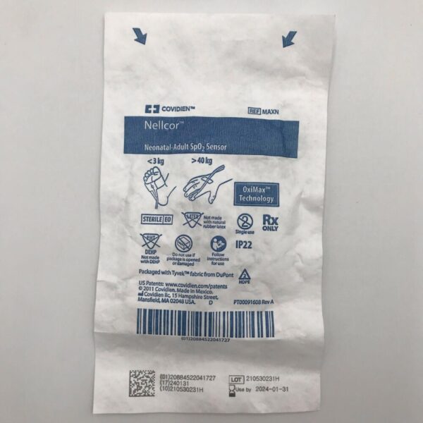 COVIDIEN MAXN Nellcor Neonatal-Adult SpO2 Sensor <3kg >40kg