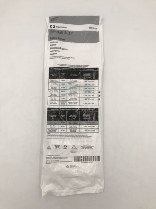 COVIDIEN 9529 Kendall SCD Express Sleeves, Knee Length, Med. (X)