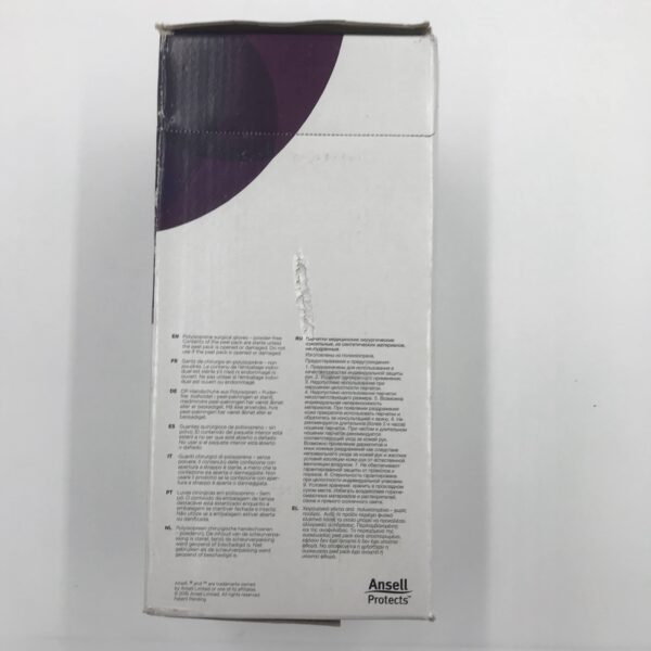 ANSELL 20688280 Gammex Non-Latex PI Textured Polyisoprene Surgical Gloves, Size 8 (50Pair/Bx) (X)