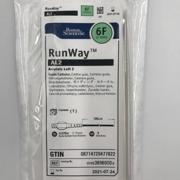 Boston Scientific 3896920 RunWay AL2 Amplatz Left 2 Guide Catheter 6F (x)