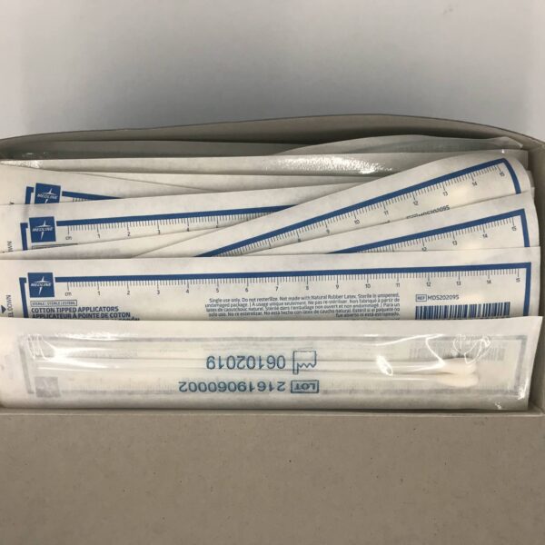 Medline MDS202095 Cotton Tipped Applicators Packs of 2 (100packs/Box)