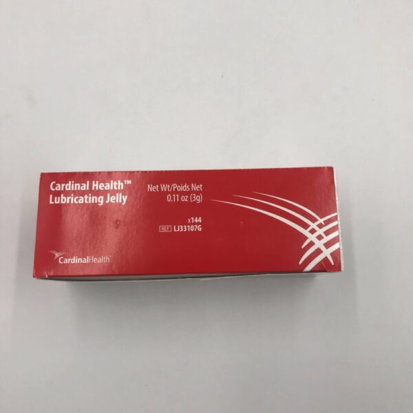 Cardinal Health LJ33107G Lubricating Jelly Net. Wt 0.11 oz.(144/Box) (X)