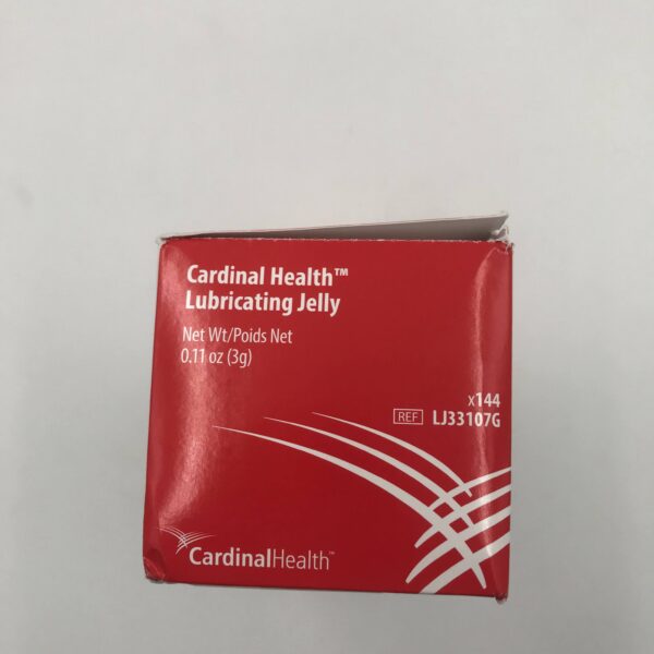 Cardinal Health LJ33107G Lubricating Jelly Net. Wt 0.11 oz.(144/Box) (X)