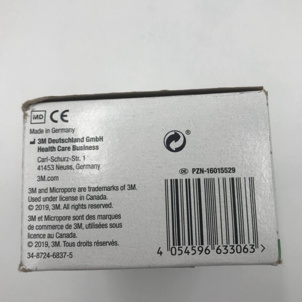 3M 2770-2 Micropore S Surgical Tape 2.0in x 5.5yd (5,cm x 5,0m) (Box/6)