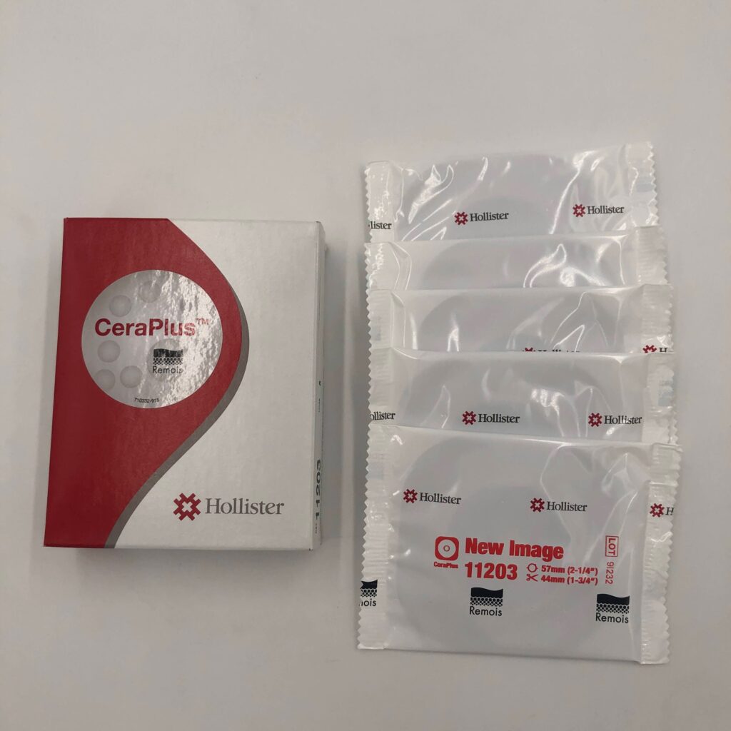 HOLLISTER 11203 CeraPlus New Image Skin Barrier Floating Flange