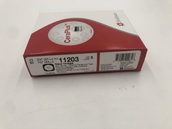 HOLLISTER 11203 CeraPlus New Image Skin Barrier Floating Flange & Tape 2-1/4" (5/Bx) (X)