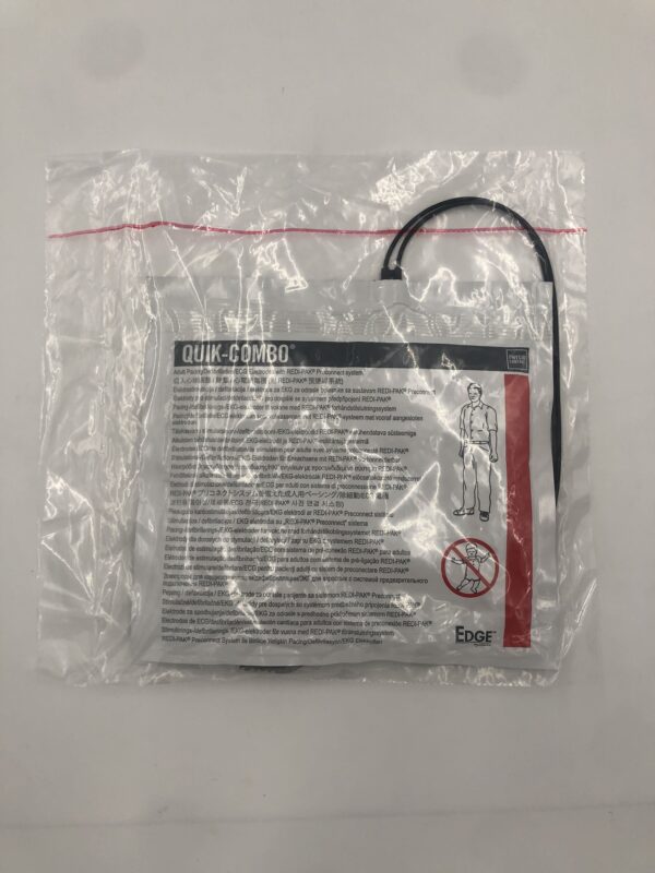 PHYSIO CONTROL 11996-000017 Quick-Combo Adult Pacing/Defibrillation/ECG Electrodes with REDI-PAK Preconnect System