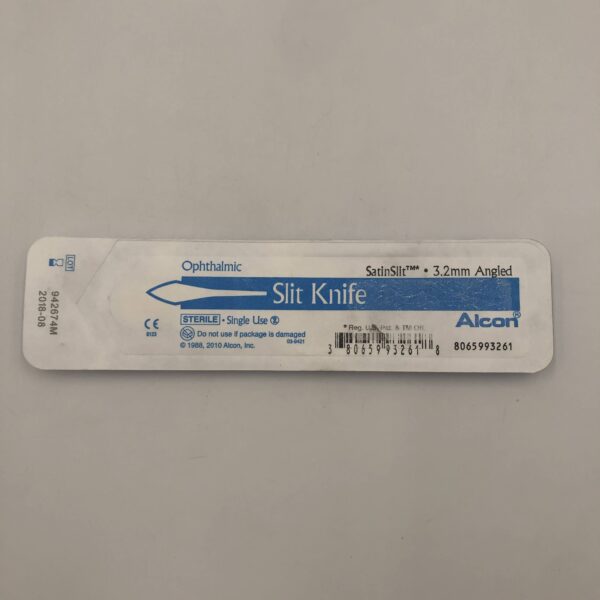 ALCON 8065993261 Ophthalmic Satin Slit Knife 3.2mm Angled (X)