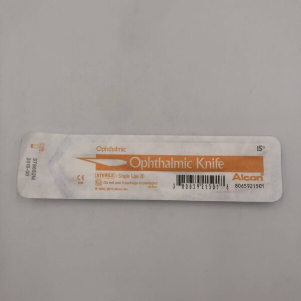 ALCON 8065921501 Ophthalmic Knife 15 Deg. (X)