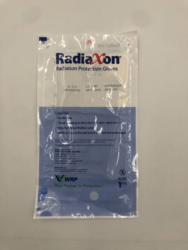 WRP XR496500 RadiaXon Radiation Protection Gloves Size 6.5 (X)